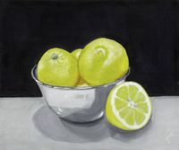 Lemons in Bowl
